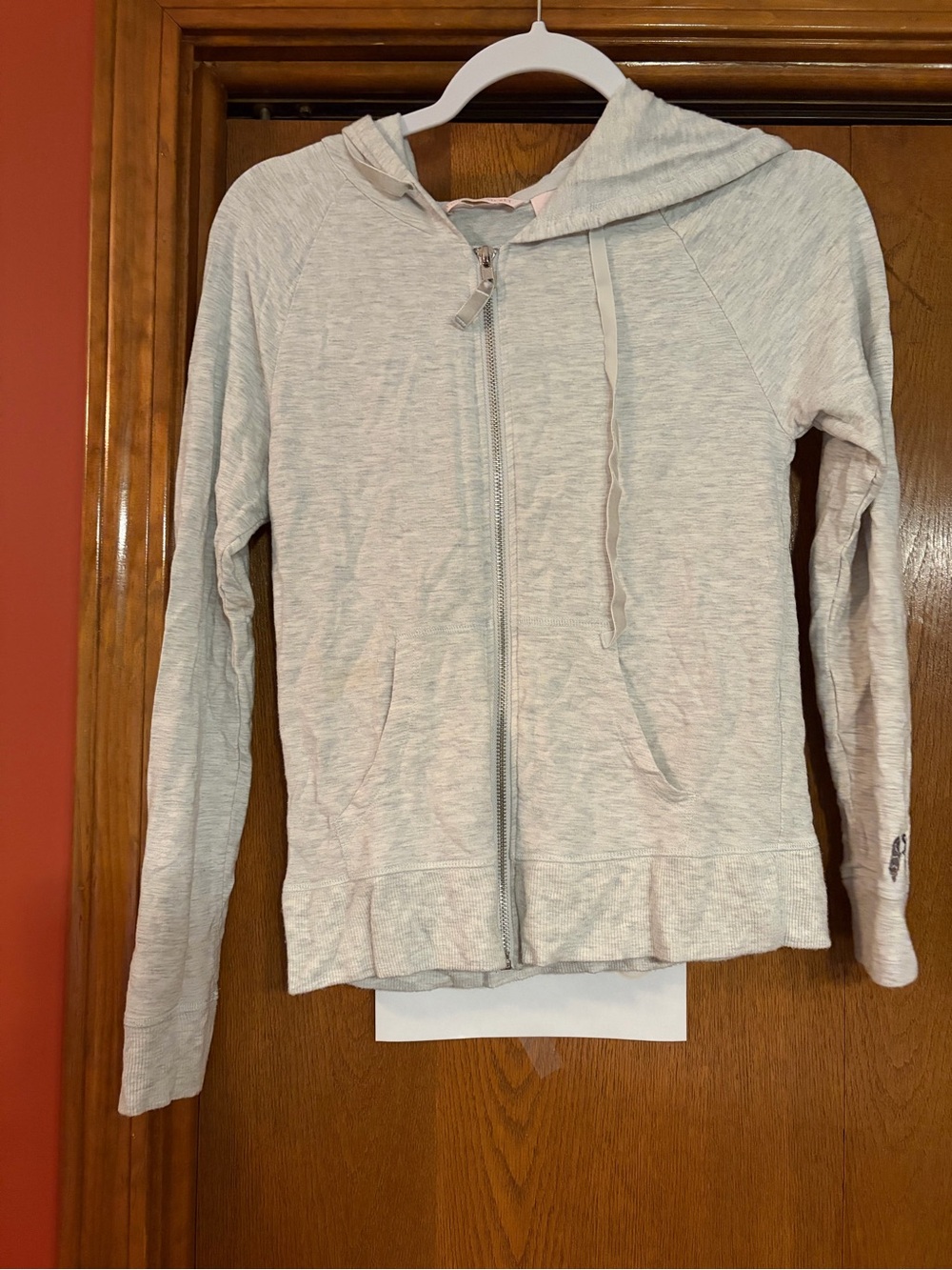 Victoria's Secret Light Heather Gray Hoodie
